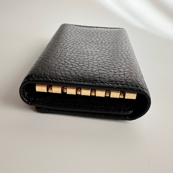 ✨GIANNI VERSACE Grained Leather Key Holder Case - Picture 5 of 11